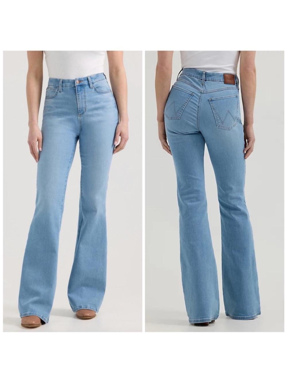 WRANGLER Bespoke High-Rise Flared Womens Jeans